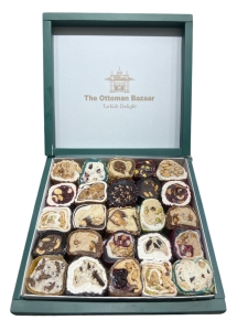 Assorted Turkish Delight Gift Box – Premium Ottoman Sweets with Pistachio, Hazelnut & Fruit Flavors – 1250g - 1