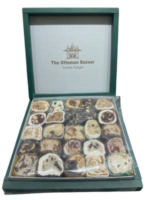 Assorted Turkish Delight Gift Box – Premium Ottoman Sweets with Pistachio, Hazelnut & Fruit Flavors – 1250g - 2